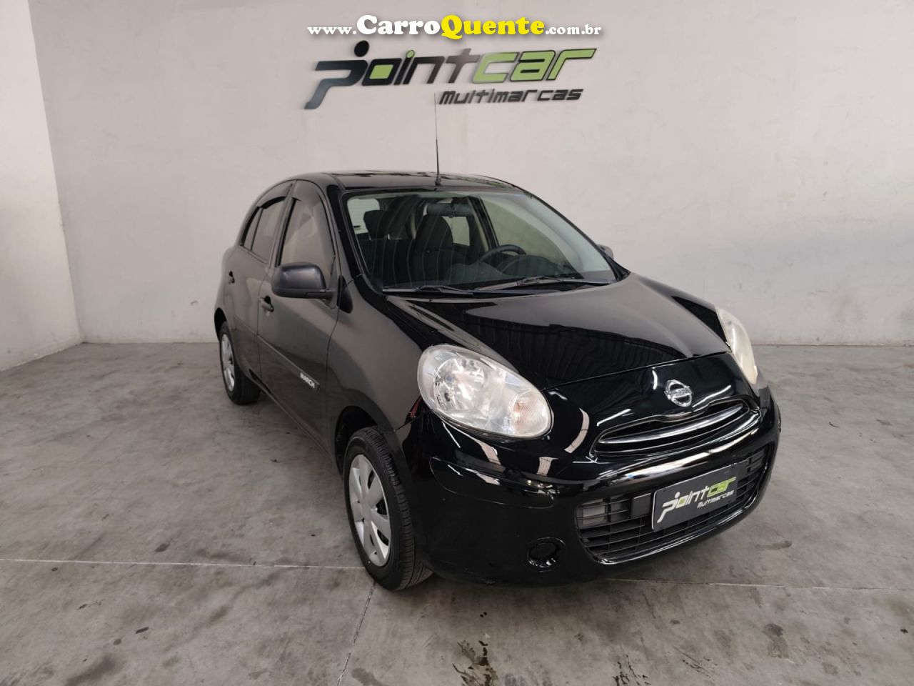 NISSAN   MARCH 1.0 16V FLEX FUEL 5P   PRETO 2012 1.0 FLEX - Loja