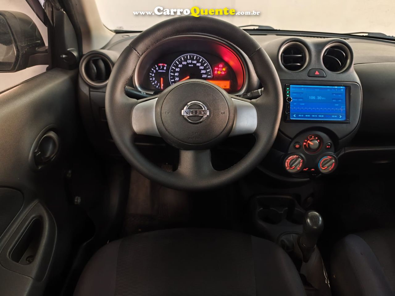 NISSAN   MARCH 1.0 16V FLEX FUEL 5P   PRETO 2012 1.0 FLEX - Loja