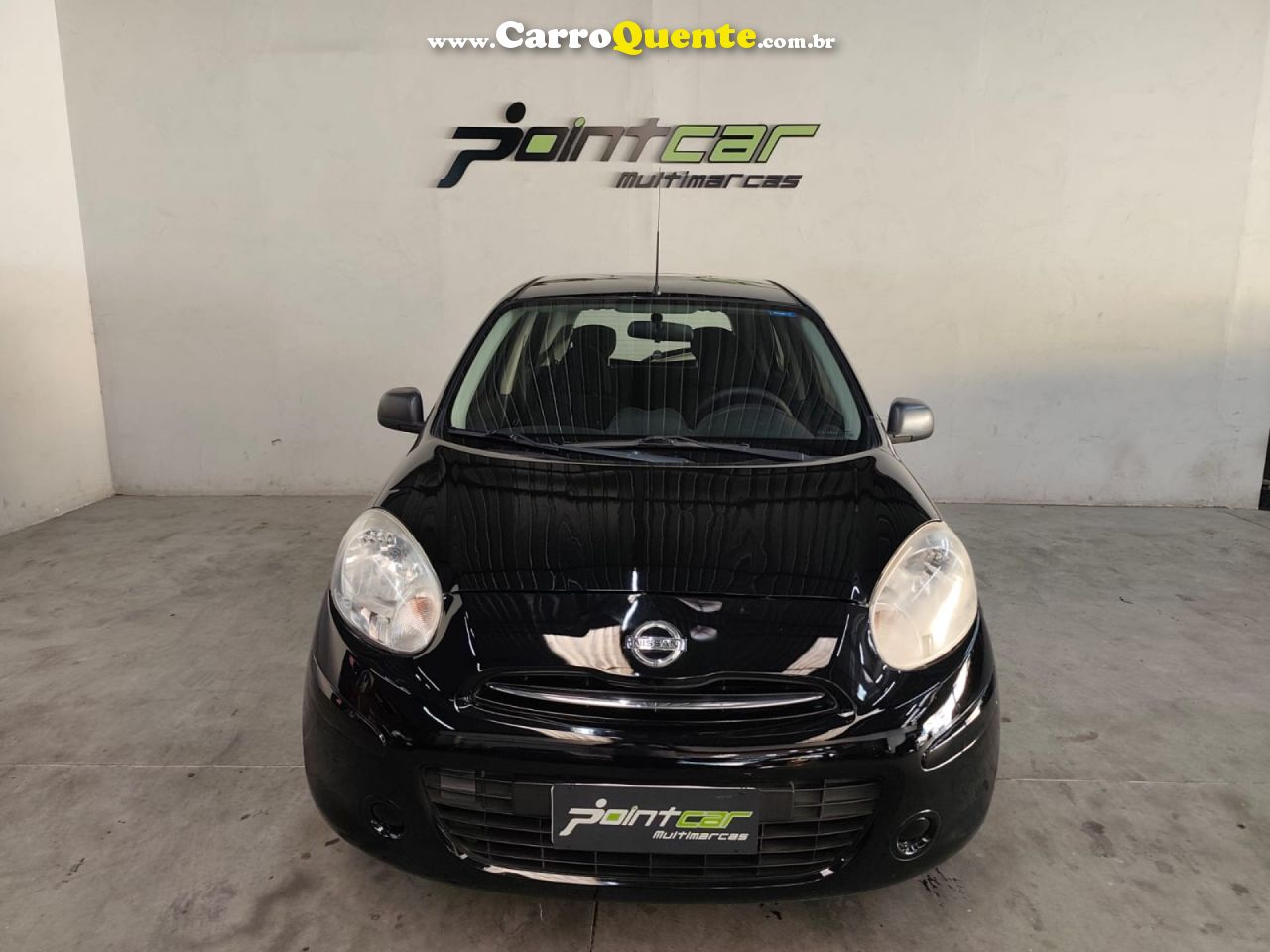 NISSAN   MARCH 1.0 16V FLEX FUEL 5P   PRETO 2012 1.0 FLEX - Loja