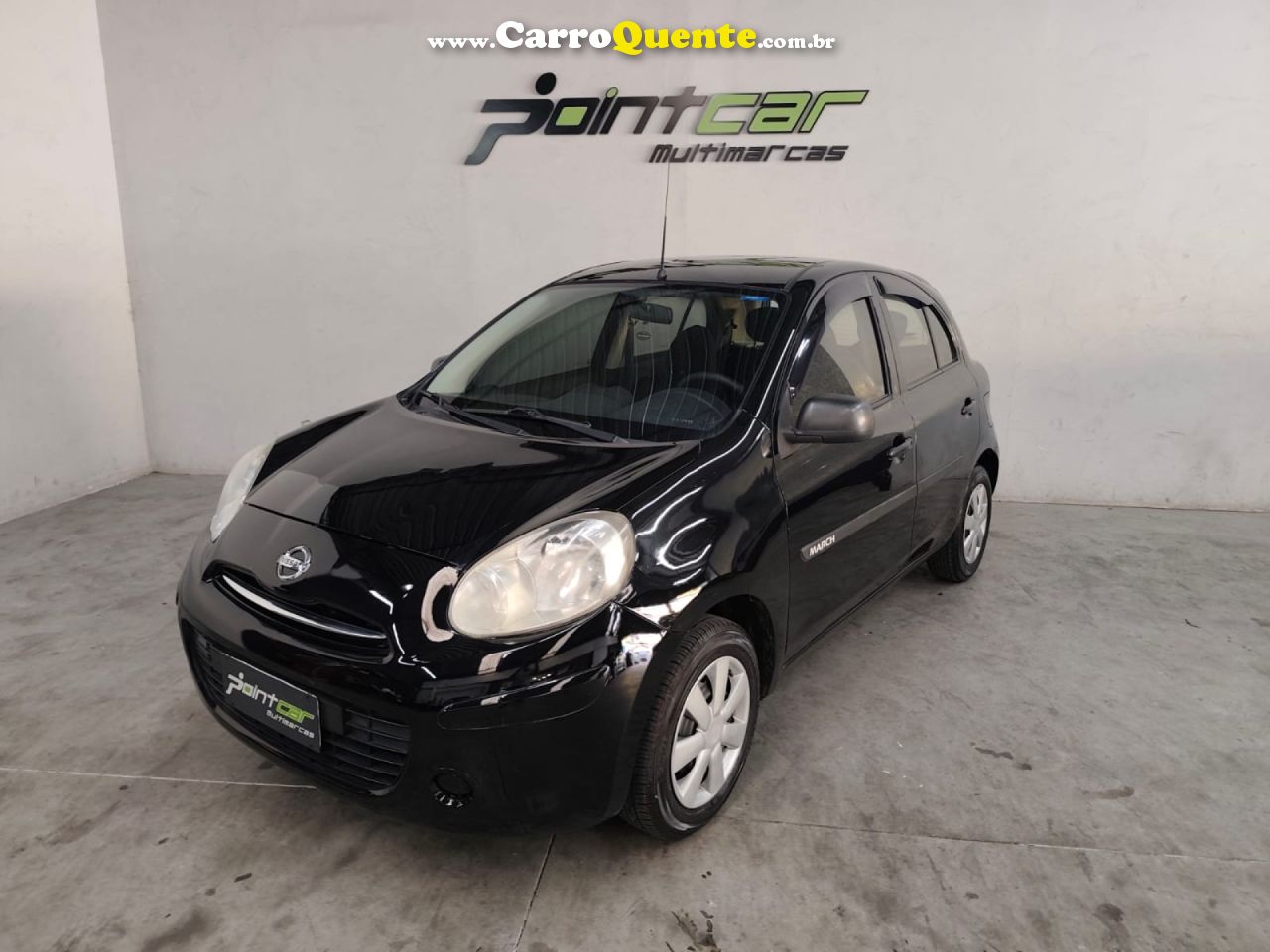 NISSAN   MARCH 1.0 16V FLEX FUEL 5P   PRETO 2012 1.0 FLEX - Loja