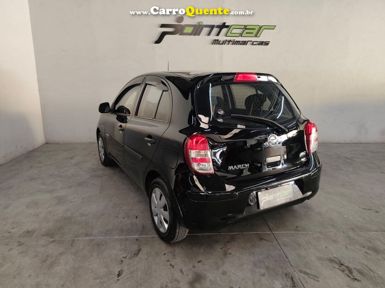 NISSAN   MARCH 1.0 16V FLEX FUEL 5P   PRETO 2012 1.0 FLEX - Loja