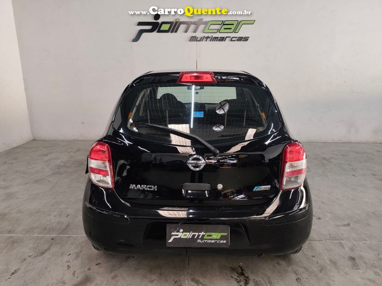 NISSAN   MARCH 1.0 16V FLEX FUEL 5P   PRETO 2012 1.0 FLEX - Loja