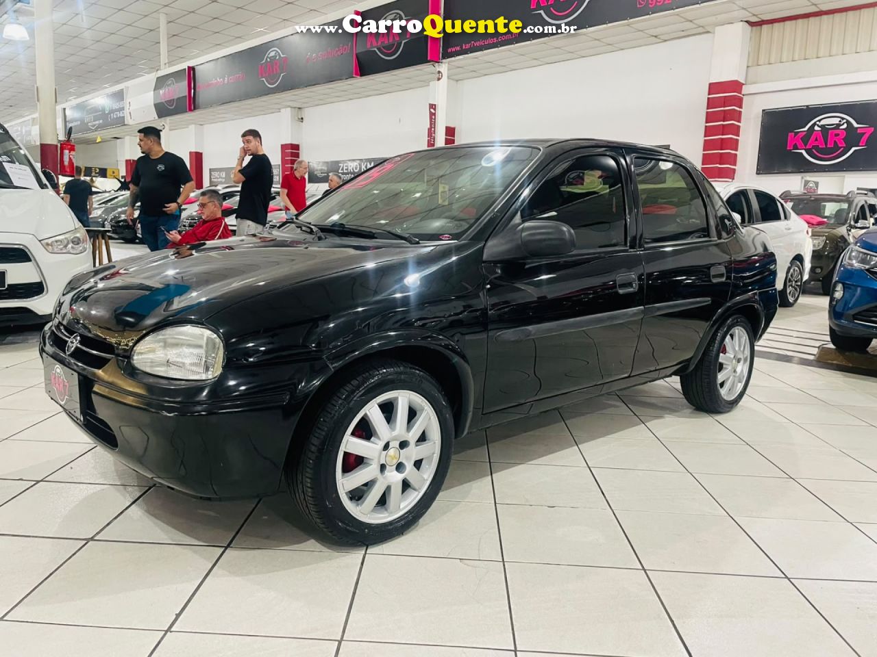 CHEVROLET   CORSA SEDAN SUPER MILENIUM 1.0 MPFI 16V   PRETO 1999 1.0 GASOLINA - Loja