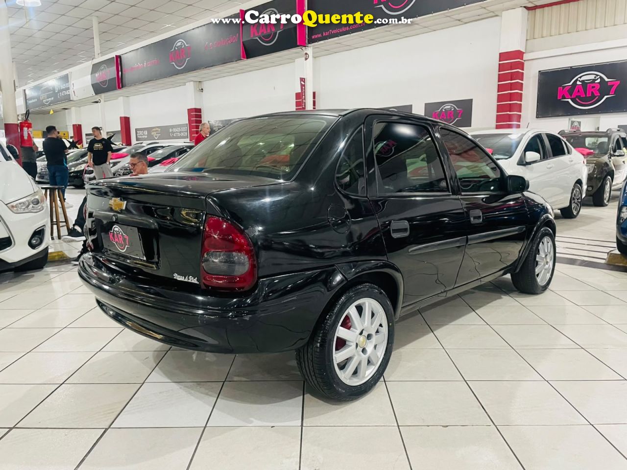 CHEVROLET   CORSA SEDAN SUPER MILENIUM 1.0 MPFI 16V   PRETO 1999 1.0 GASOLINA - Loja