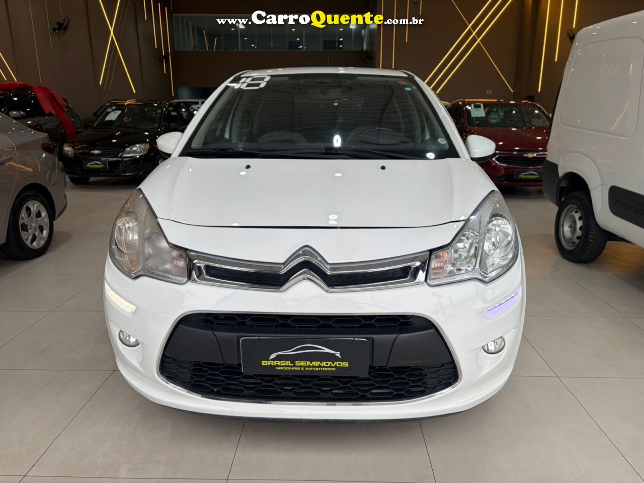 CITROËN   C3 ATTRACTION PURE TECH 1.2 FLEX 12V MEC   BRANCO 2018 1.2 FLEX - Loja
