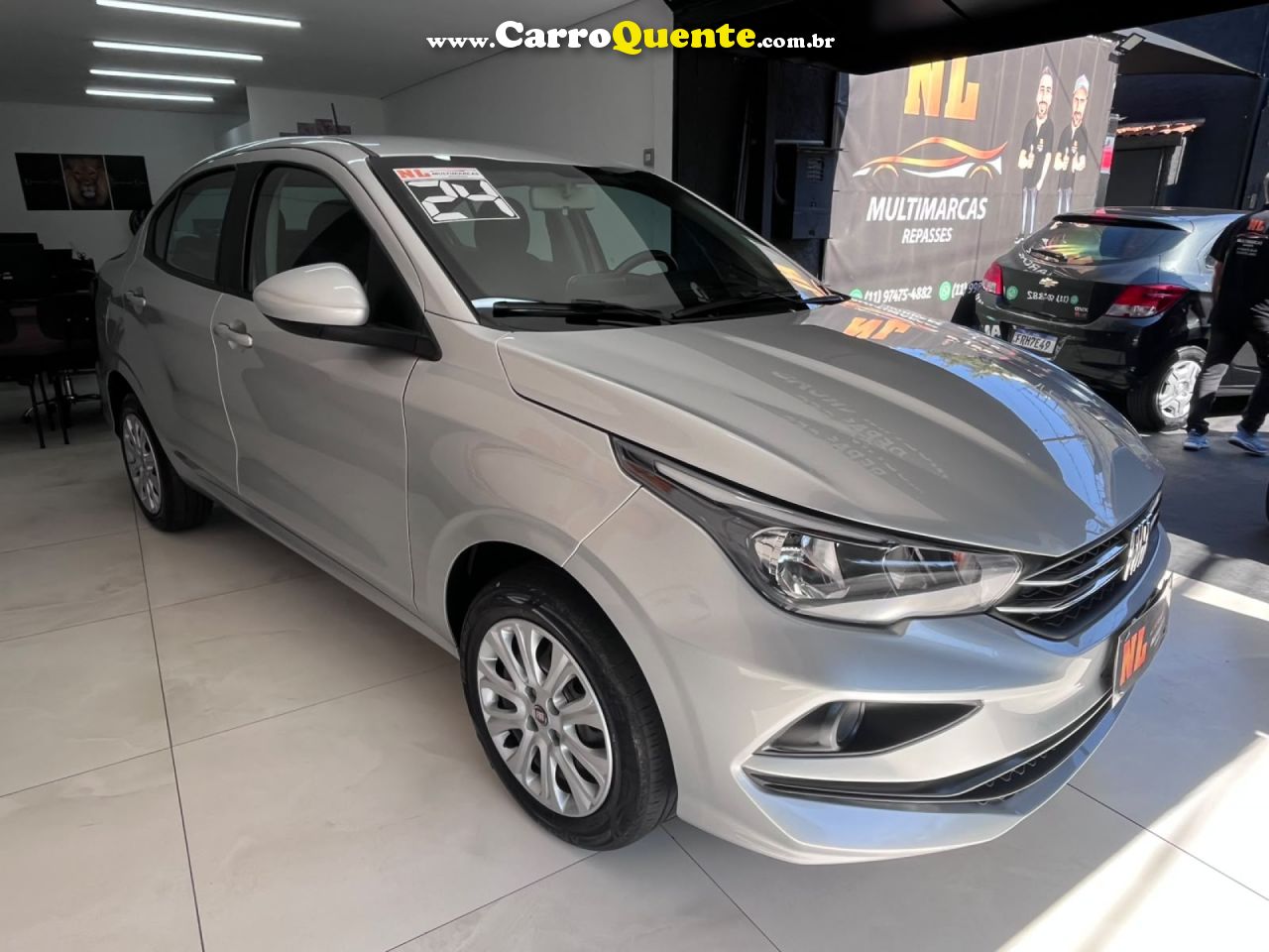FIAT   CRONOS DRIVE 1.3 8V FLEX   PRATA 2024 1.3 FLEX - Loja