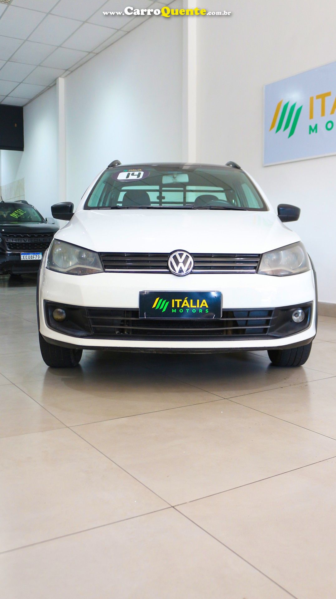 VOLKSWAGEN   SAVEIRO TROOPER 1.6 MI TOTAL FLEX 8V CE   BRANCO 2014 1.6 FLEX - Loja