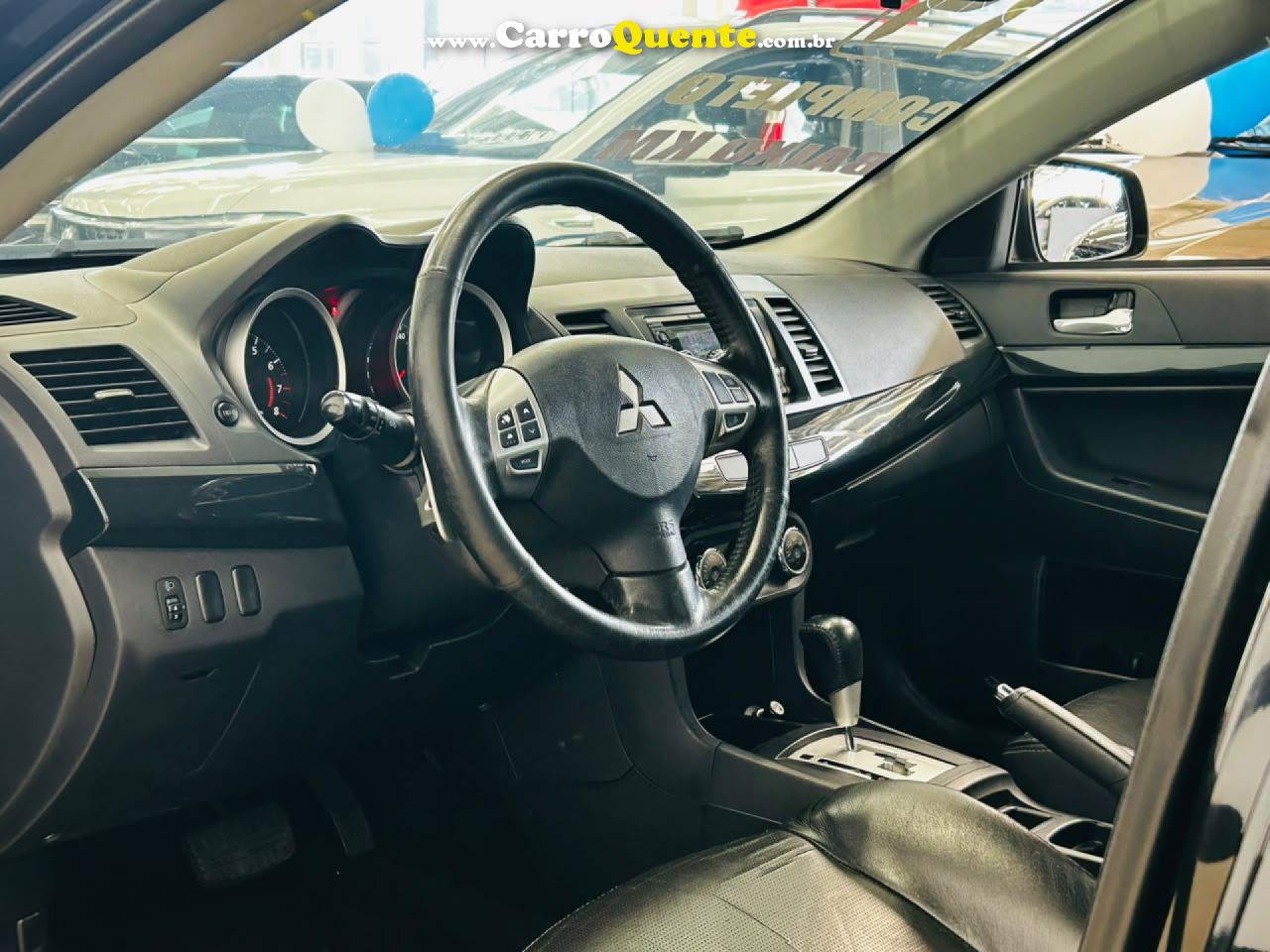 MITSUBISHI   LANCER 2.0 16V 160CV AUT.   PRETO 2014 2.0 GASOLINA - Loja
