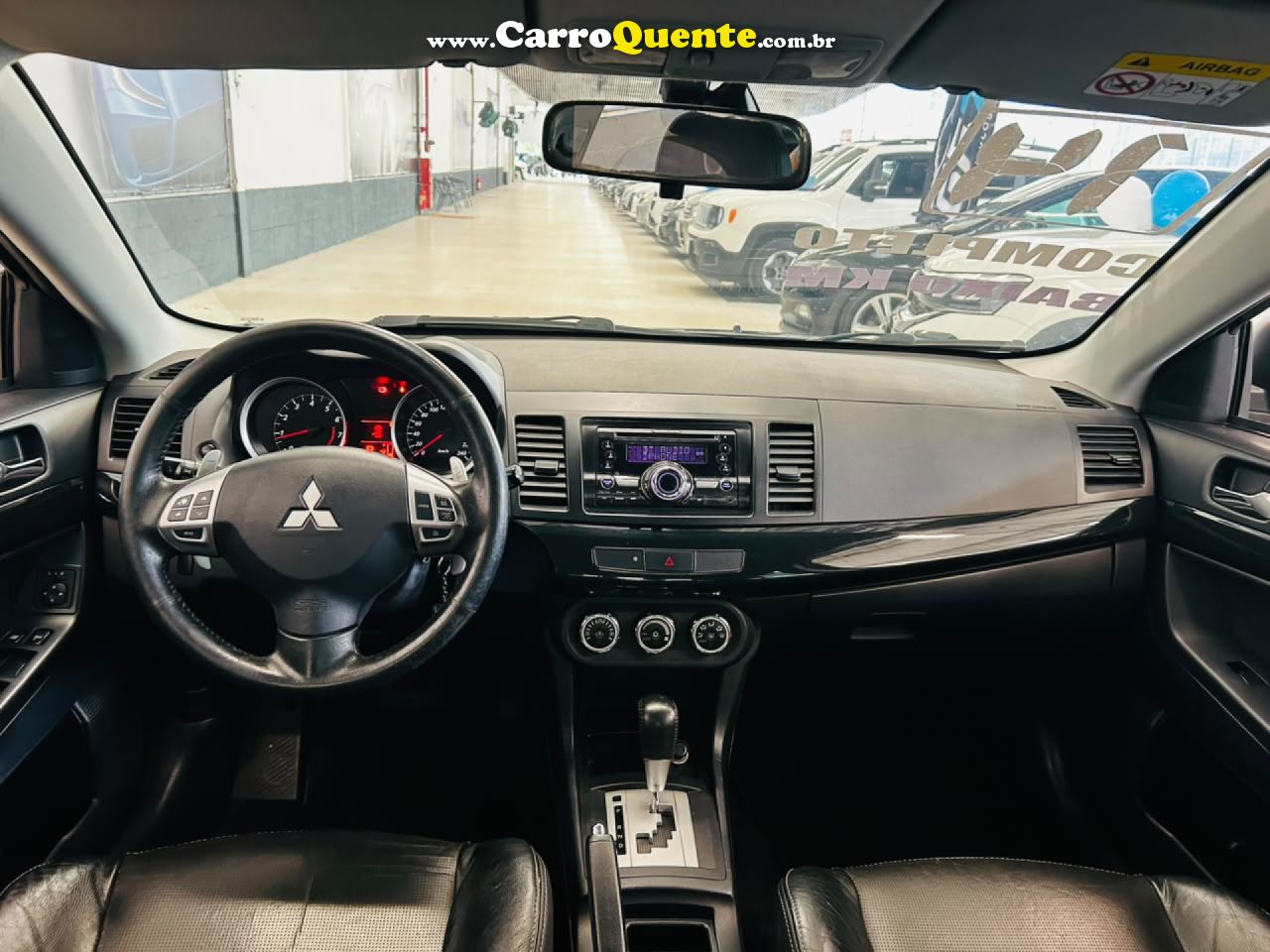 MITSUBISHI   LANCER 2.0 16V 160CV AUT.   PRETO 2014 2.0 GASOLINA - Loja