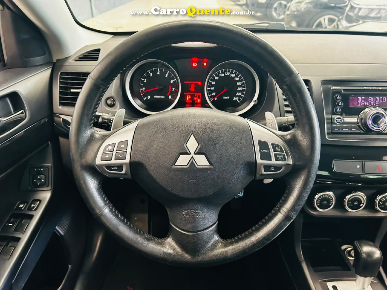MITSUBISHI   LANCER 2.0 16V 160CV AUT.   PRETO 2014 2.0 GASOLINA - Loja