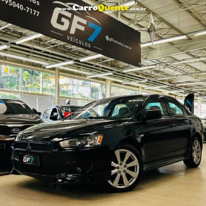 MITSUBISHI   LANCER 2.0 16V 160CV AUT.   PRETO 2014 2.0 GASOLINA