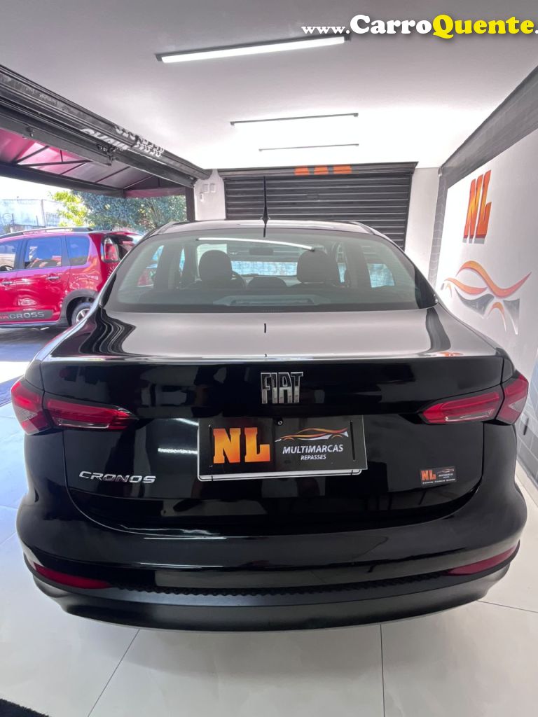 FIAT   CRONOS 1.0 6V FLEX   PRETO 2023 1.0 FLEX - Loja