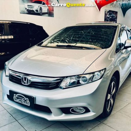 HONDA   CIVIC SEDAN EXS 1.81.8 FLEX 16V AUT. 4P   PRATA 2013 1.8 FLEX