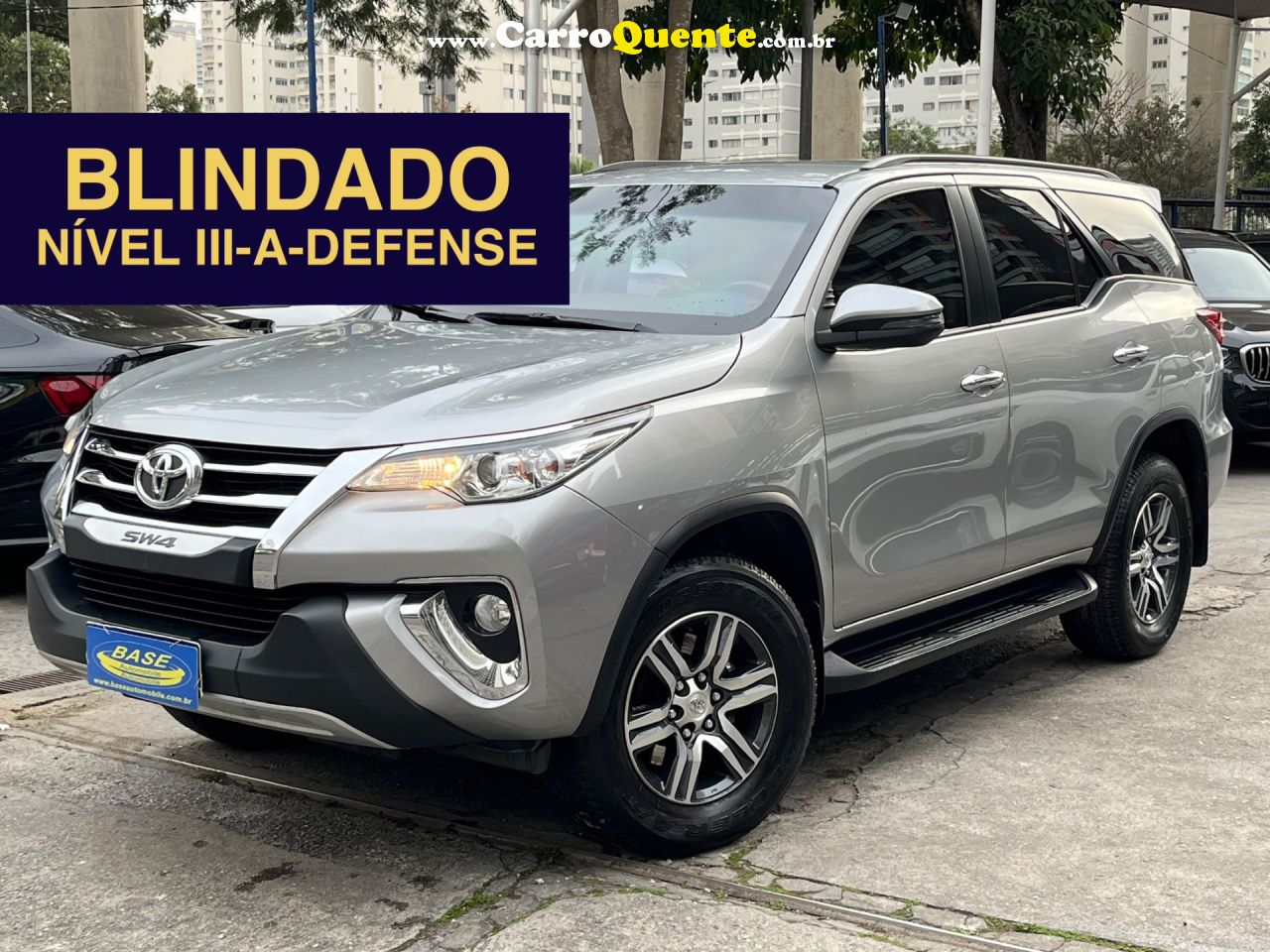 TOYOTA   HILUX SW4 SRV 4X2 2.7 FLEX 16V AUT.   PRATA 2020 2.7 16v FLEX - Loja