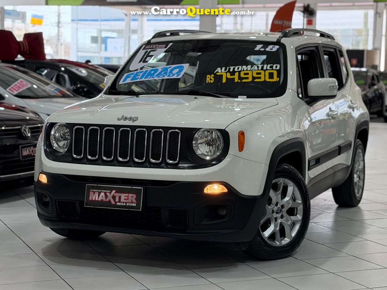 JEEP RENEGADE 1.8 16V LONGITUDE 2016 - Loja