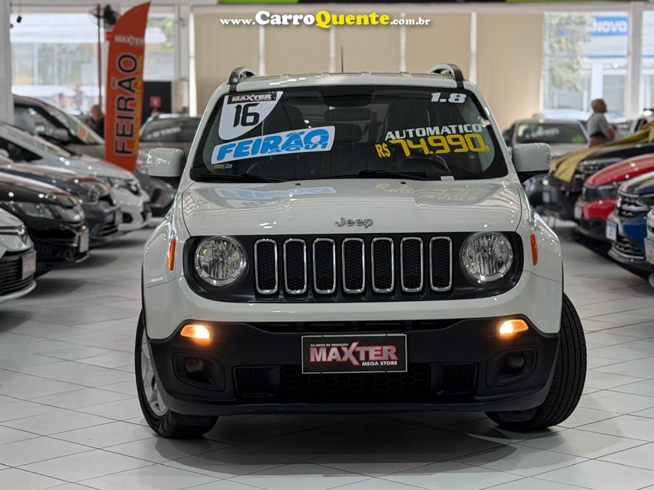 JEEP RENEGADE 1.8 16V LONGITUDE 2016 - Loja