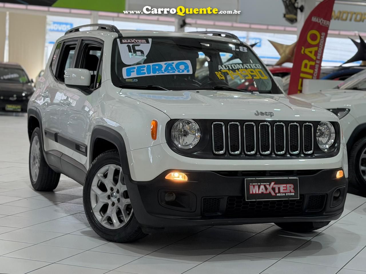 JEEP RENEGADE 1.8 16V LONGITUDE 2016 - Loja