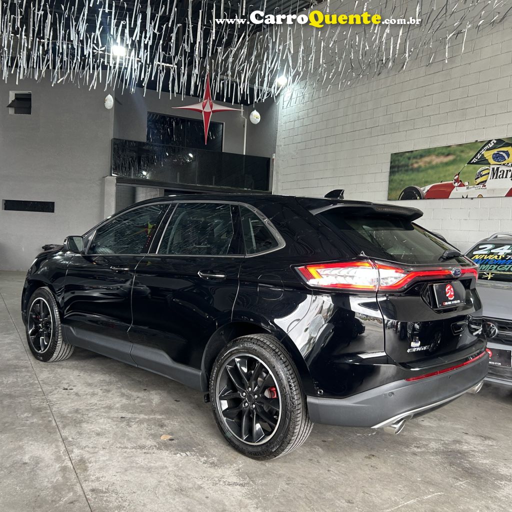 FORD   EDGE TITANIUM 3.5 V6 24V AWD AUT.   PRETO 2016 3.5 GASOLINA - Loja