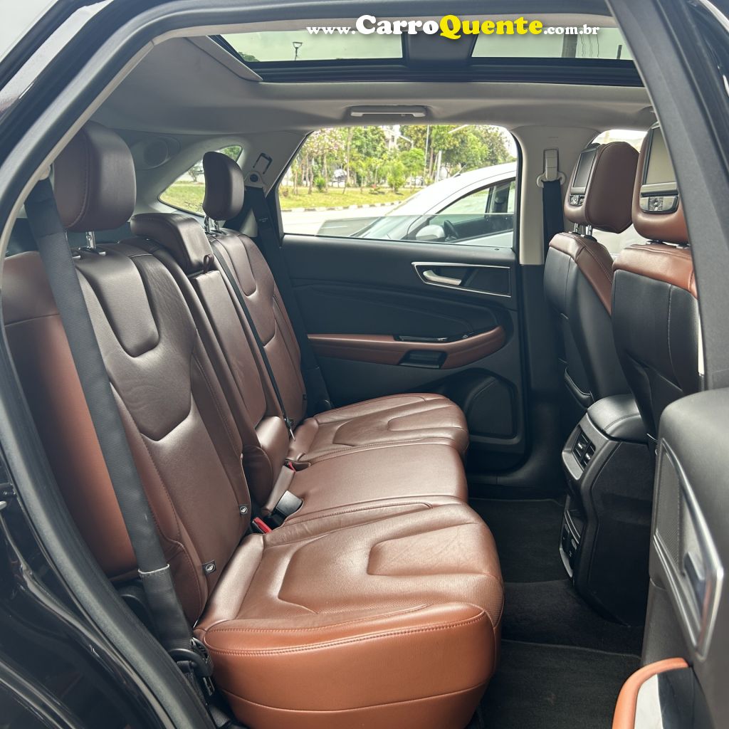 FORD   EDGE TITANIUM 3.5 V6 24V AWD AUT.   PRETO 2016 3.5 GASOLINA - Loja