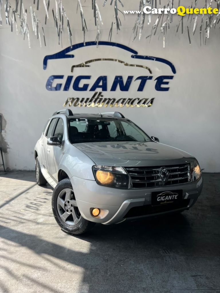 RENAULT   DUSTER DYNAMIQUE 2.0 FLEX 16V AUT.   PRATA 2014 2.0 FLEX - Loja