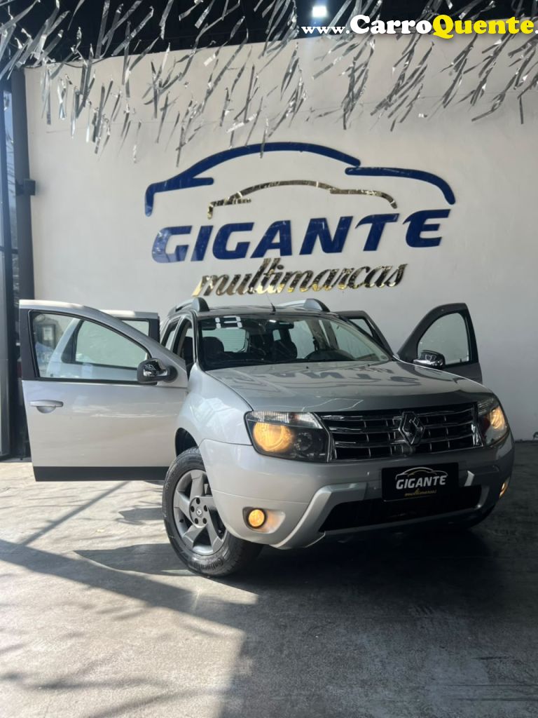 RENAULT   DUSTER DYNAMIQUE 2.0 FLEX 16V AUT.   PRATA 2014 2.0 FLEX - Loja