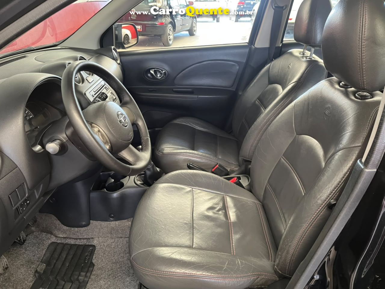 NISSAN   MARCH SV 1.6 16V FLEX FUEL   PRETO 2014 1.6 FLEX - Loja