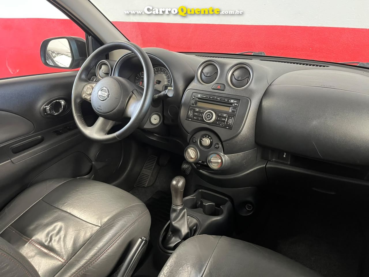 NISSAN   MARCH SV 1.6 16V FLEX FUEL   PRETO 2014 1.6 FLEX - Loja