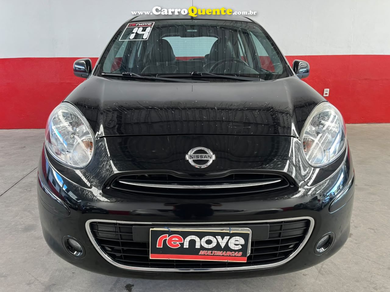 NISSAN   MARCH SV 1.6 16V FLEX FUEL   PRETO 2014 1.6 FLEX - Loja