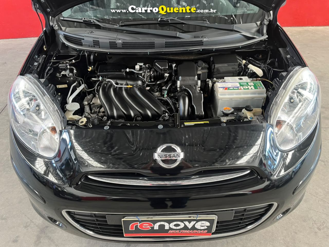 NISSAN   MARCH SV 1.6 16V FLEX FUEL   PRETO 2014 1.6 FLEX - Loja