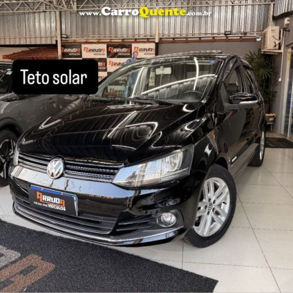 VOLKSWAGEN   FOX HIGHLINE1.6 FLEX 16V 5P   PRETO 2016 1.6 FLEX