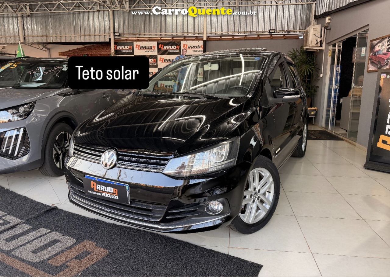 VOLKSWAGEN   FOX HIGHLINE1.6 FLEX 16V 5P   PRETO 2016 1.6 FLEX - Loja