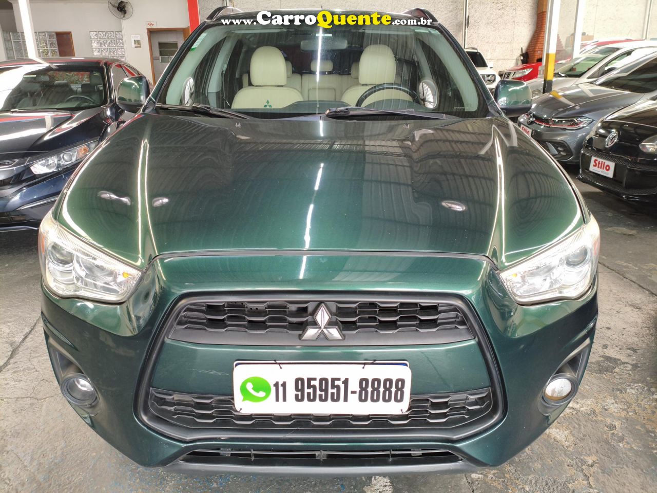 MITSUBISHI   ASX 2.0 16V 160CV AUT.   VERDE 2015 2.0 GASOLINA - Loja
