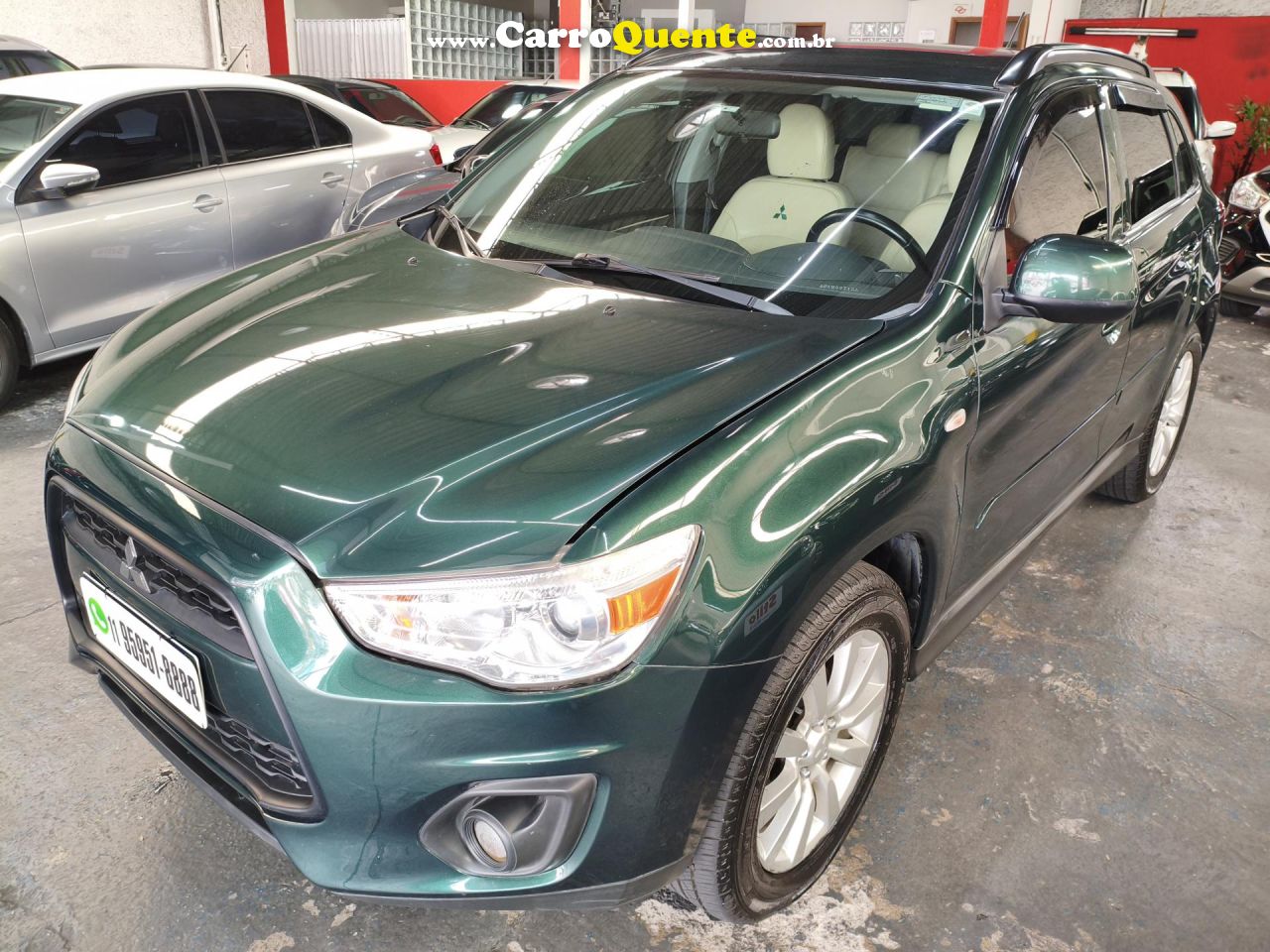 MITSUBISHI   ASX 2.0 16V 160CV AUT.   VERDE 2015 2.0 GASOLINA - Loja