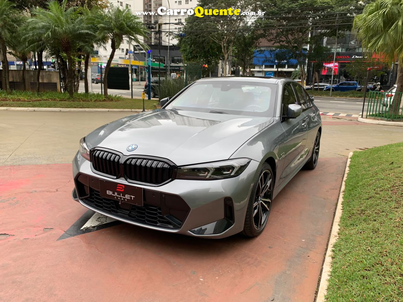 BMW   2.0 16V TURBO HÍBRIDO M SPORT AUTOMÁTICO   CINZA 2023 2.0 GASOLINA E ELÉTRICO - Loja