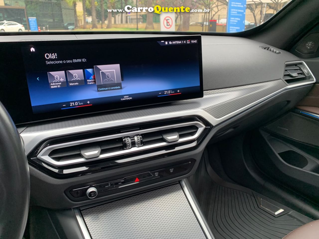 BMW   2.0 16V TURBO HÍBRIDO M SPORT AUTOMÁTICO   CINZA 2023 2.0 GASOLINA E ELÉTRICO - Loja