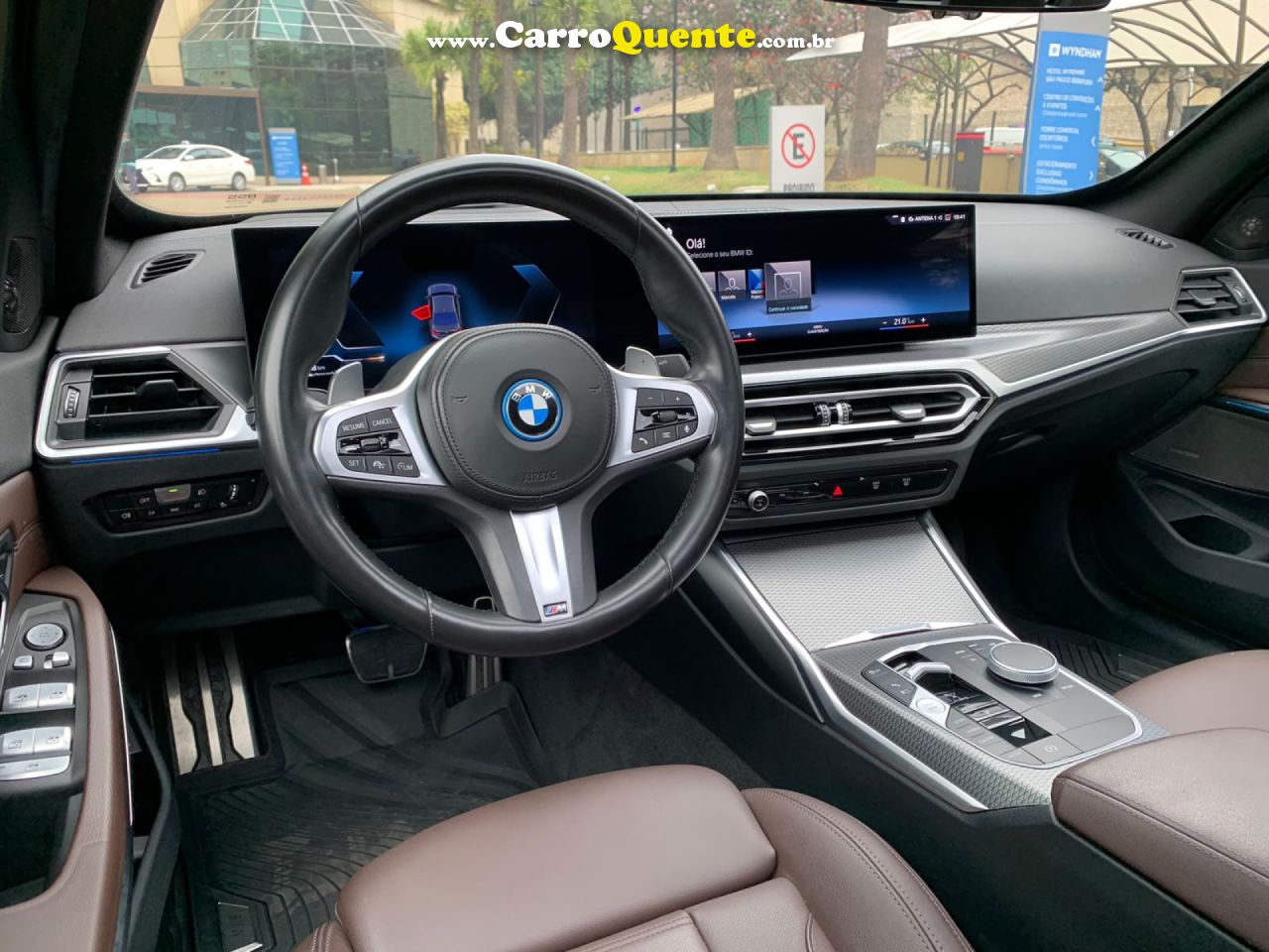 BMW   2.0 16V TURBO HÍBRIDO M SPORT AUTOMÁTICO   CINZA 2023 2.0 GASOLINA E ELÉTRICO - Loja