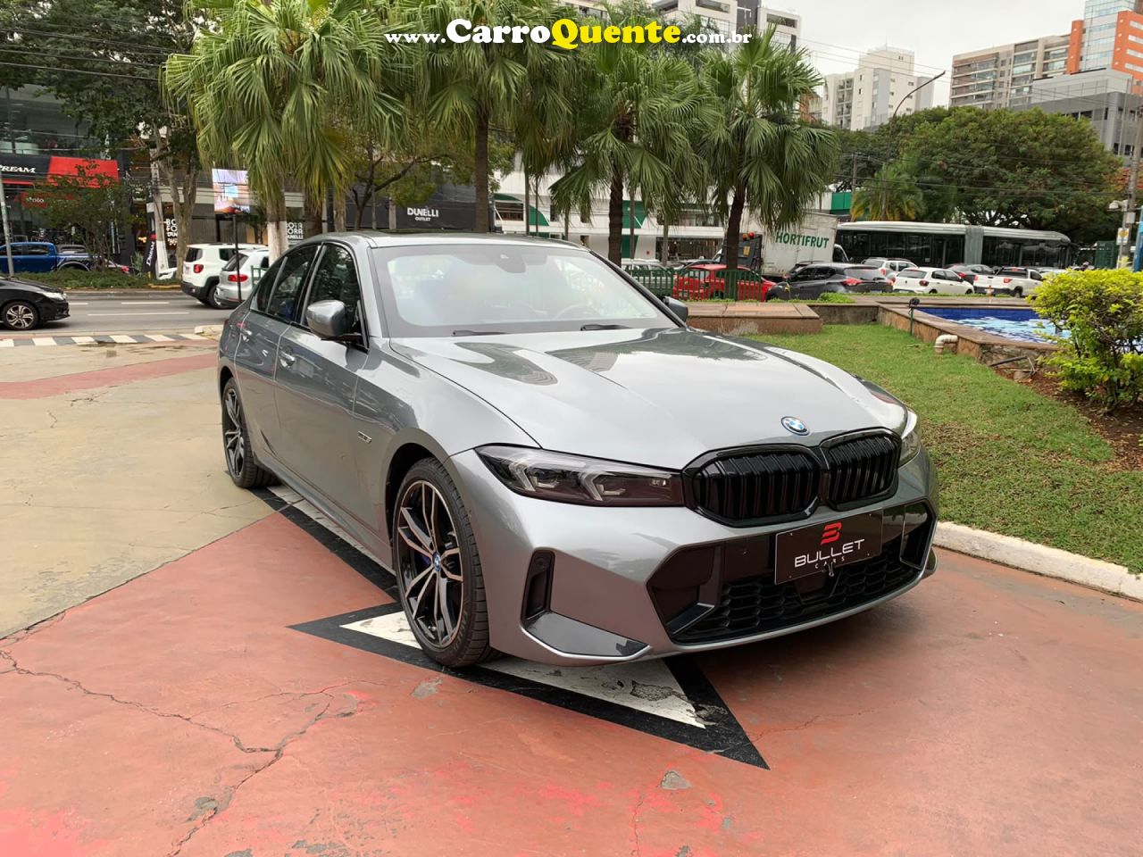 BMW   2.0 16V TURBO HÍBRIDO M SPORT AUTOMÁTICO   CINZA 2023 2.0 GASOLINA E ELÉTRICO - Loja