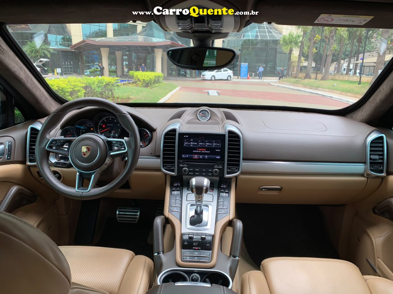 PORSCHE   4.8 4X4 V8 32V TURBO GASOLINA 4P TIPTRONIC   AZUL 2017 4.8 GASOLINA - Loja