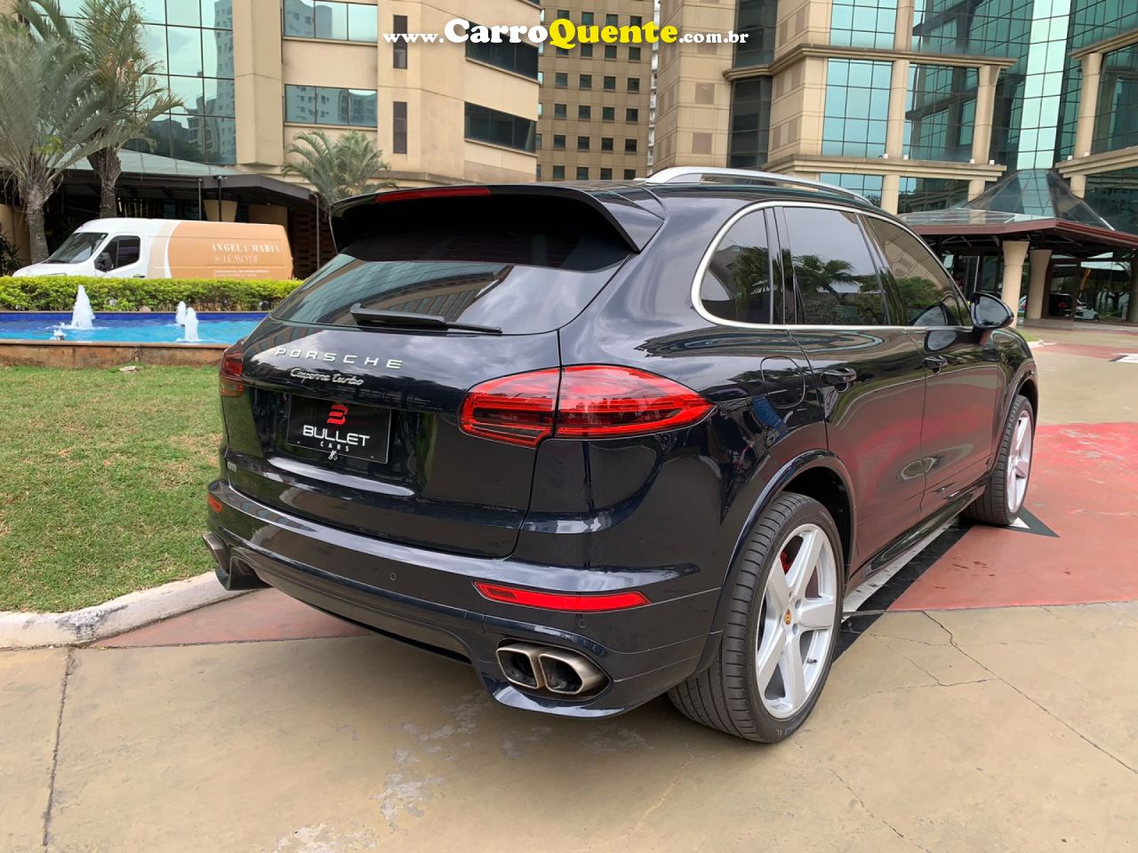PORSCHE   4.8 4X4 V8 32V TURBO GASOLINA 4P TIPTRONIC   AZUL 2017 4.8 GASOLINA - Loja