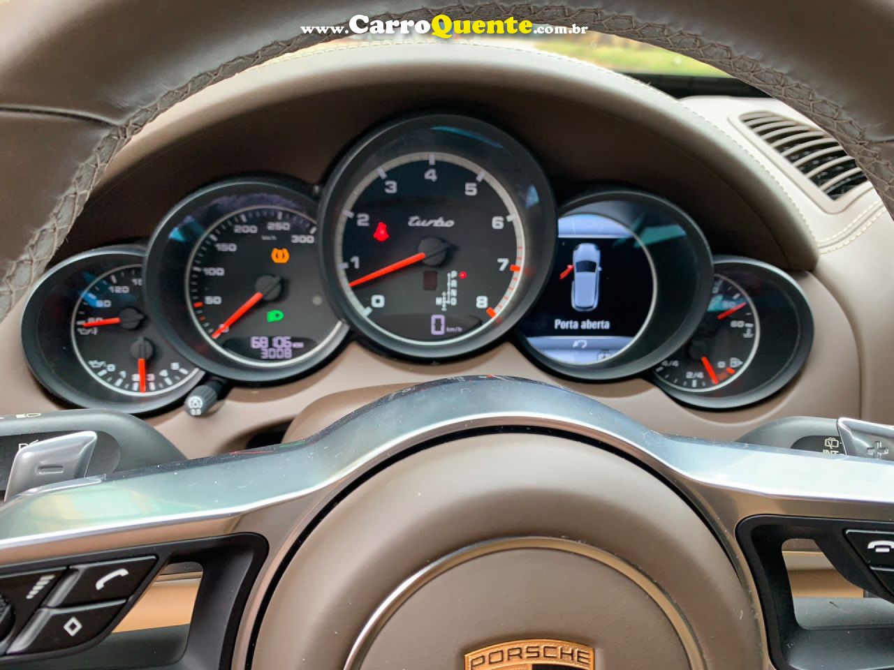 PORSCHE   4.8 4X4 V8 32V TURBO GASOLINA 4P TIPTRONIC   AZUL 2017 4.8 GASOLINA - Loja
