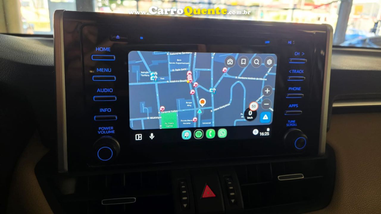 TOYOTA   RAV4 2.5 SX CONNECT 4X4  AUT. (HÍBRIDO)   AZUL 2020 2.5 GASOLINA E ELÉTRICO - Loja