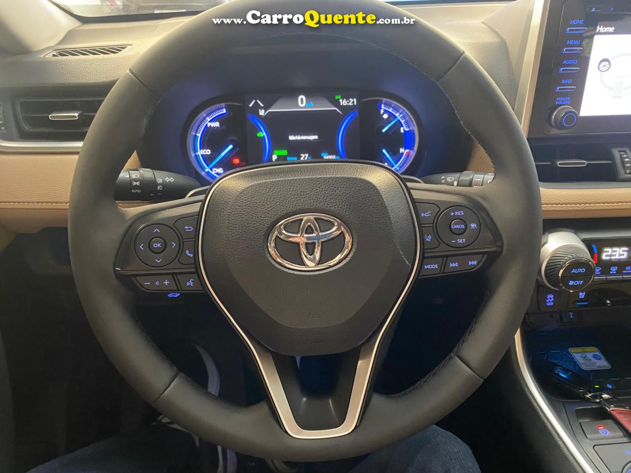 TOYOTA   RAV4 2.5 SX CONNECT 4X4  AUT. (HÍBRIDO)   AZUL 2020 2.5 GASOLINA E ELÉTRICO - Loja