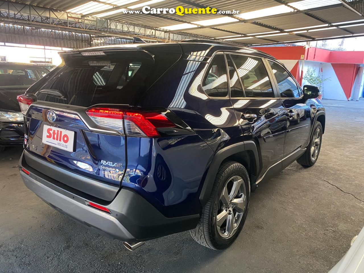 TOYOTA   RAV4 2.5 SX CONNECT 4X4  AUT. (HÍBRIDO)   AZUL 2020 2.5 GASOLINA E ELÉTRICO - Loja