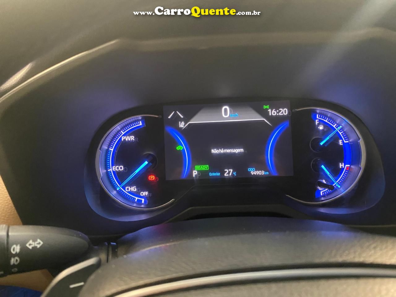 TOYOTA   RAV4 2.5 SX CONNECT 4X4  AUT. (HÍBRIDO)   AZUL 2020 2.5 GASOLINA E ELÉTRICO - Loja