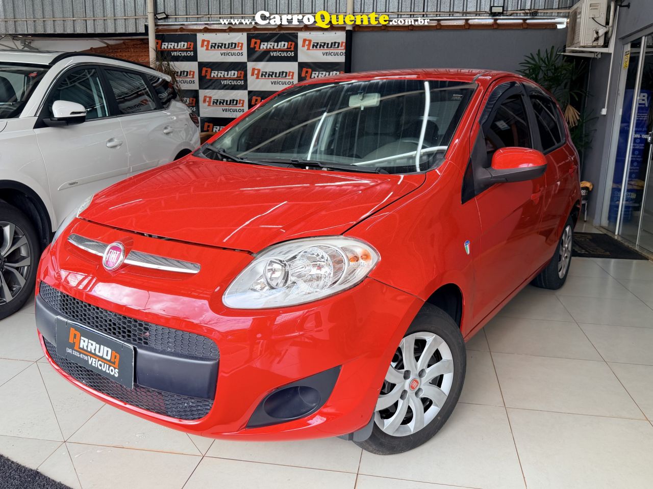 FIAT   PALIO ATTRACTIVE 1.0 EVO FIRE FLEX 8V 5P   VERMELHO 2015 1.0 FLEX - Loja