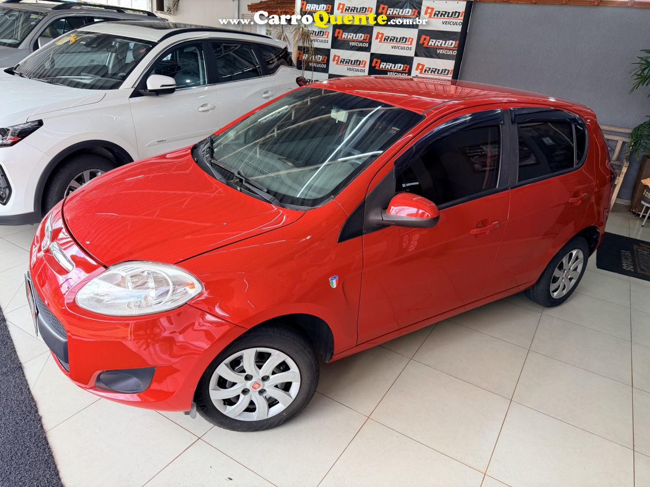 FIAT   PALIO ATTRACTIVE 1.0 EVO FIRE FLEX 8V 5P   VERMELHO 2015 1.0 FLEX - Loja