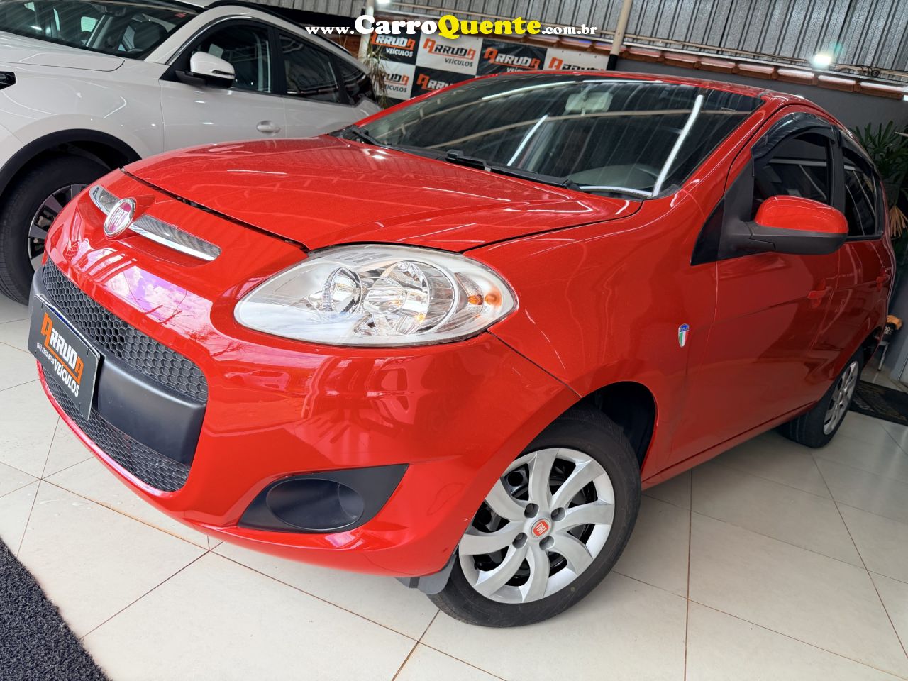 FIAT   PALIO ATTRACTIVE 1.0 EVO FIRE FLEX 8V 5P   VERMELHO 2015 1.0 FLEX - Loja
