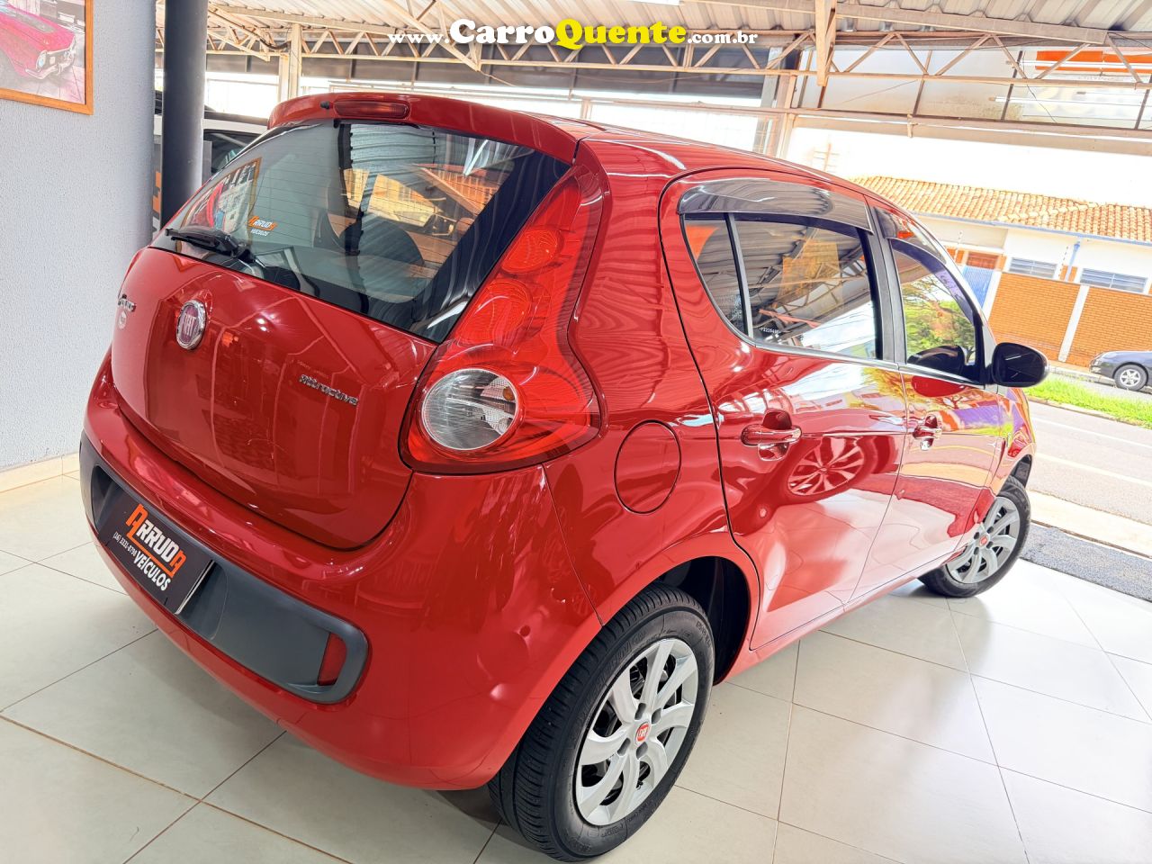 FIAT   PALIO ATTRACTIVE 1.0 EVO FIRE FLEX 8V 5P   VERMELHO 2015 1.0 FLEX - Loja