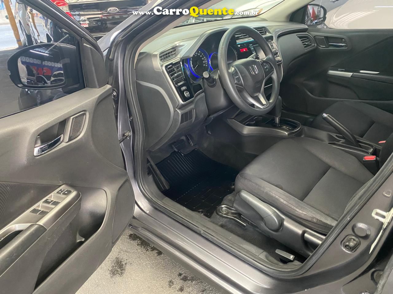HONDA   CITY SEDAN EX 1.5 FLEX 16V 4P AUT.   CINZA 2015 1.5 FLEX - Loja