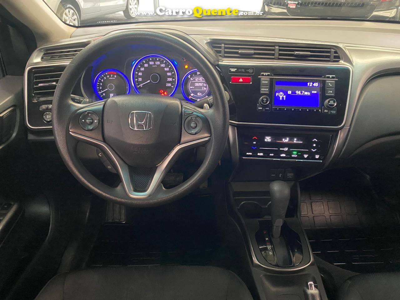 HONDA   CITY SEDAN EX 1.5 FLEX 16V 4P AUT.   CINZA 2015 1.5 FLEX - Loja